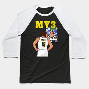 Nikola Jokic MV3 Baseball T-Shirt